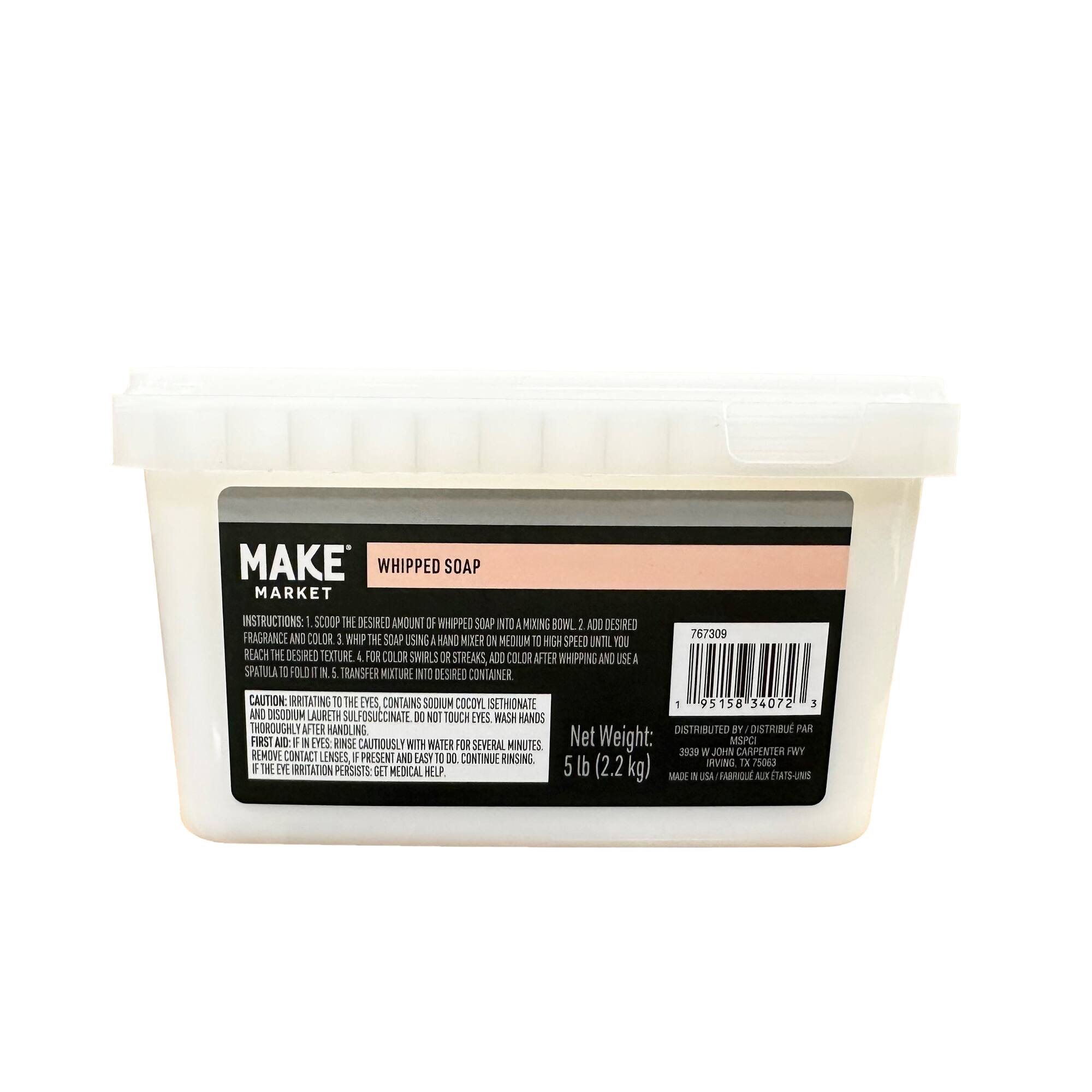 6 Pack: 5lb. Whipped Soap by Make Market®